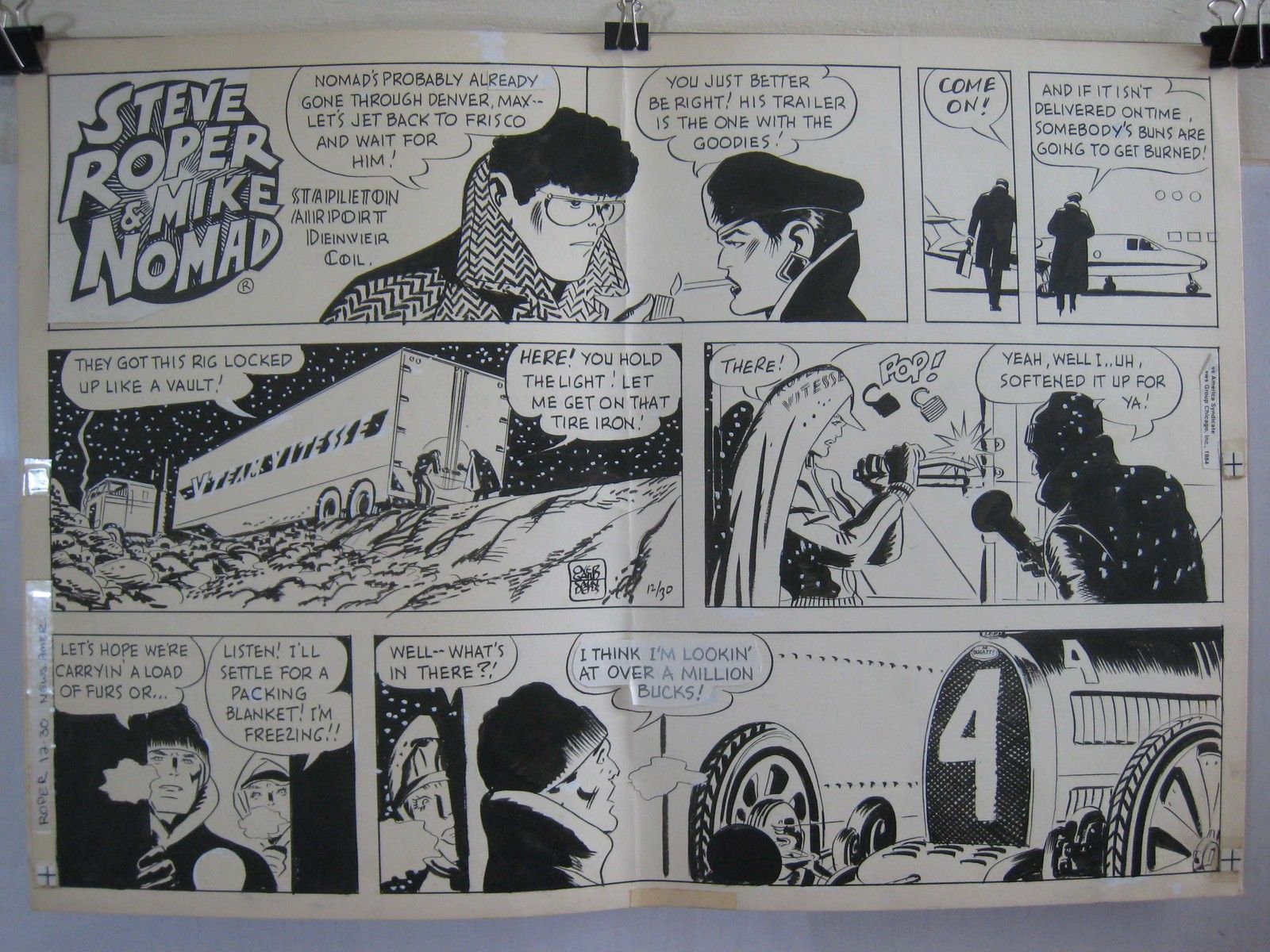 Steve Roper & Mike Nomad-1984 DEC 30-Overgard Saunders FN | Comic ...