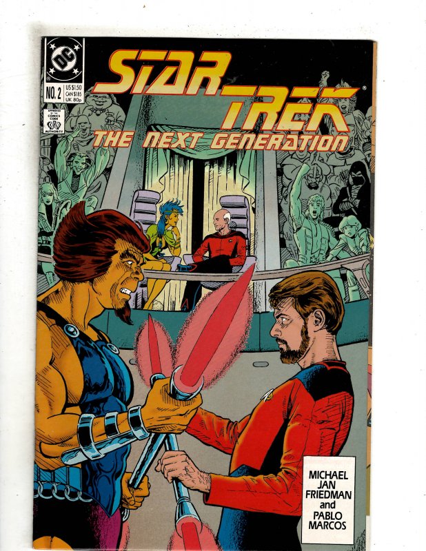 Star Trek: The Next Generation #2 (1989) DC Comic Superman OF8