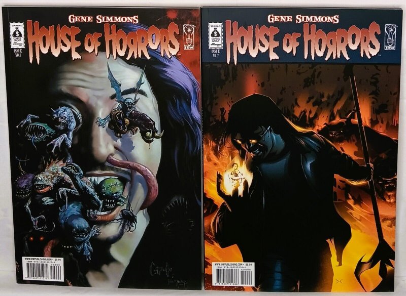 Gene Simmons HOUSE OF HORRORS #1 - 2 Anthology Horror Stories IDW Comics