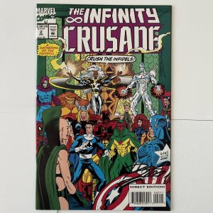 SIGNED Ron Lim Infinity Crusade #2 | VF Marvel Comics 1993. Minty. No POA.