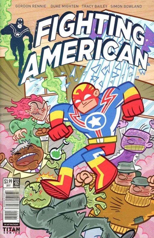 Fighting American (Titan, 2nd Series) #2B VF/NM ; Titan | Art Baltazar Variant