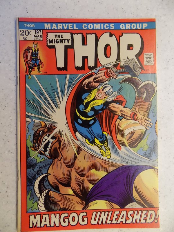 THE MIGHTY THOR # 197 MARVEL GODS JOURNEY ACTION ADVENTURE