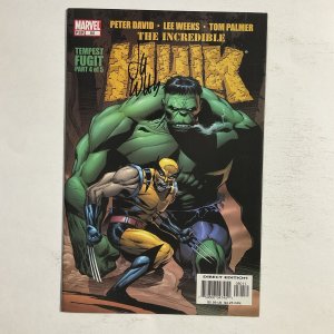 Incredible Hulk 80 2005 Signed by Lee Weeks Marvel NM near mint