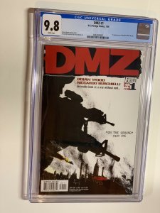 DMZ 1 dc/vertigo comics cgc 9.8 wp 2006 