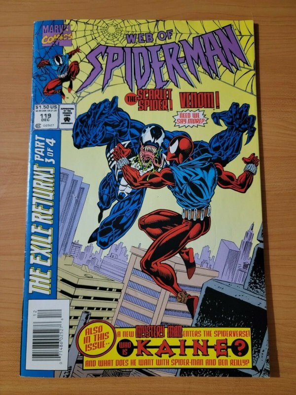 Web of Spider-Man #119 Newsstand Edition ~ VF NEAR MINT NM ~ 1994 Marvel Comics