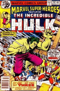 Marvel Super-Heroes (Vol. 1) #79 VF/NM ; Marvel | Hulk 127 reprint