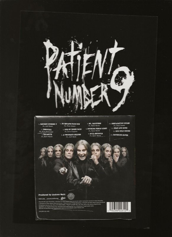OZZY OZBOURNE Patient Number 9 Comic  Mini-Jacket CD Exclusive Variant MCFARLANE 