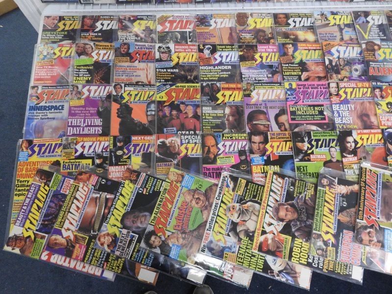Starlog Magazine 1-185 Complete Run! Plus 122 other Starlog issues! Avg FN Cond!