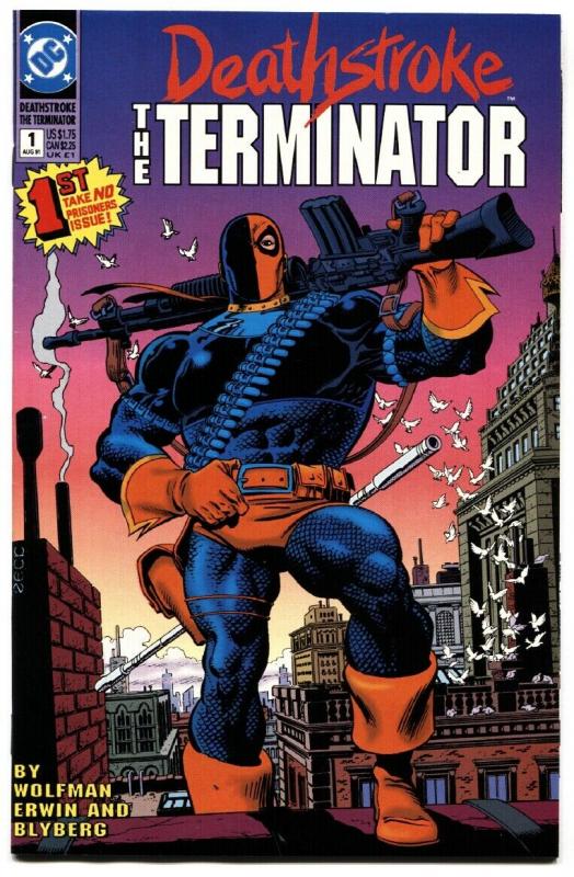 DEATHSTROKE THE TERMINATOR #1-1991-comic book HIGH GRADE-DC-KEY.