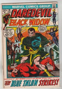 Daredevil #92 (Oct-72) VG+ Affordable-Grade Daredevil, Black Widow