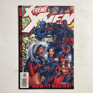 X-treme X-Men 1 2001 Signed by Salvador Larroca Marvel NM near mint
