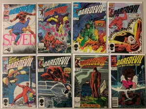 Daredevil 1st series comics lot #185-269 37 diff avg 6.0 (1982-89)