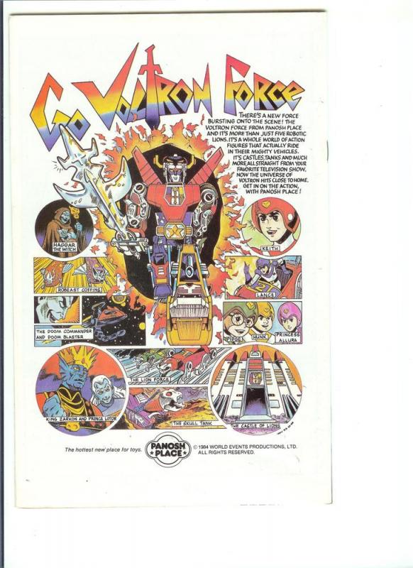 Voltron  #1 - Copper Age - 1985 (NM-)