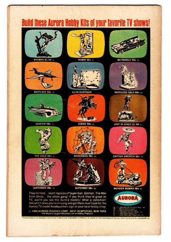 X-MEN #30 comic book 1967 MARVEL STAN LEE JACK SPARLING ROY THOMAS