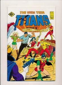 Eclipse Comics TEEN TITANS INDEX #1-#3  FINE/VERY FINE (HX677) 