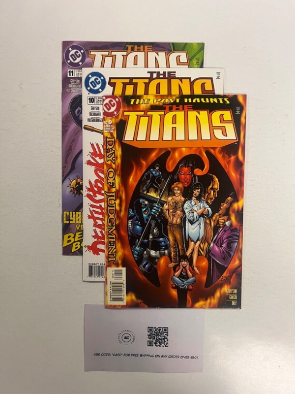 3 The Titans DC Comic Books # 9 10 11 Batman Superman Wonder Woman 57 JS37