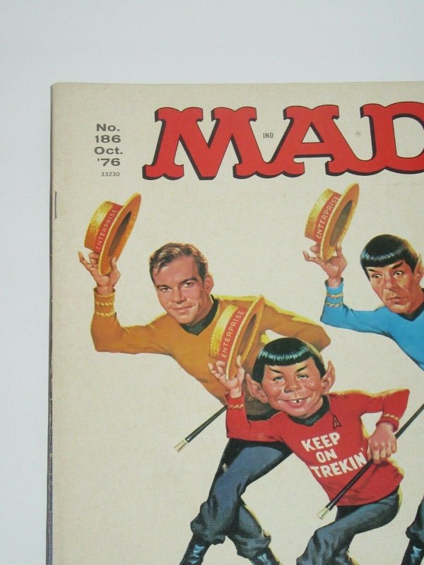 Mad Magazine #124 Star Trek Cover October 1976 EC Publications VF