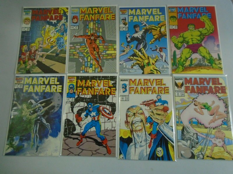 Marvel Fanfare lot 46 different from #1-59 8.0 VF (1982-91 1st Series)