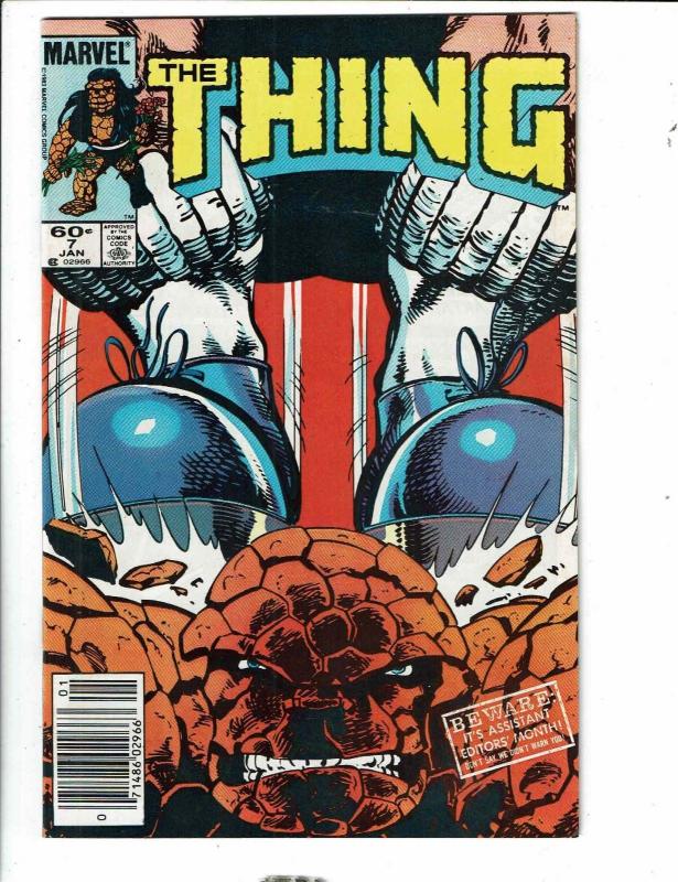 10 The Thing Marvel Comic Books # 1 2 3 4 5 6 7 8 9 10 Fantastic Four RJ6