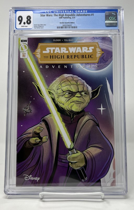 STAR WARS THE HIGH REPUBLIC ADVENTURES #1 - Nathan Variant CGC 9.8