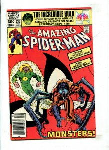 AMAZING SPIDER-MAN #235 (NEWSSTAND) - MONSTERS! (9.2) 1982