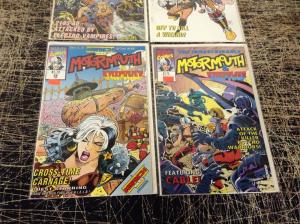 Lot Of 4 Motormouth Marvel Comic Books # 6 9 10 11 Incredible Hulk Wolverine! P6