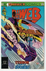 The Web #3 November 1991 Impact Comics DC