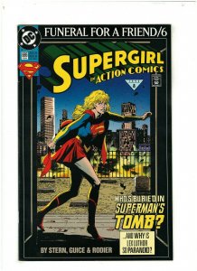 Action Comics #686 VF+ 8.5 DC Comics 1993 Superman Funeral For A Friend pt.6 