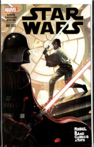 Star Wars #1 Rebel Base Comics Cover (2015) Star Wars