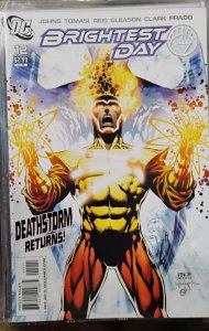 brightest day  # 12 2010  dc comics  finch cover   white lantern deathstorm