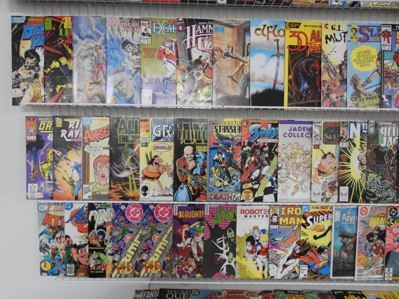 Huge Lot 190+ Comics W/ Batman, Superman, GI Joe, +More! Avg FN Condition!