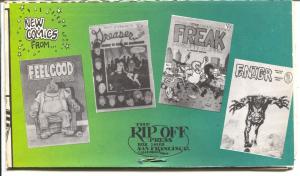 Rip Off Press Catalog-1970's Comix-T-shirts-underground items for sale-VF