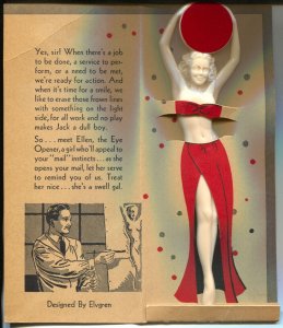 Gil Elvgren Letter Opener-Card Format-1940's-pin-up girl-8 long-VF