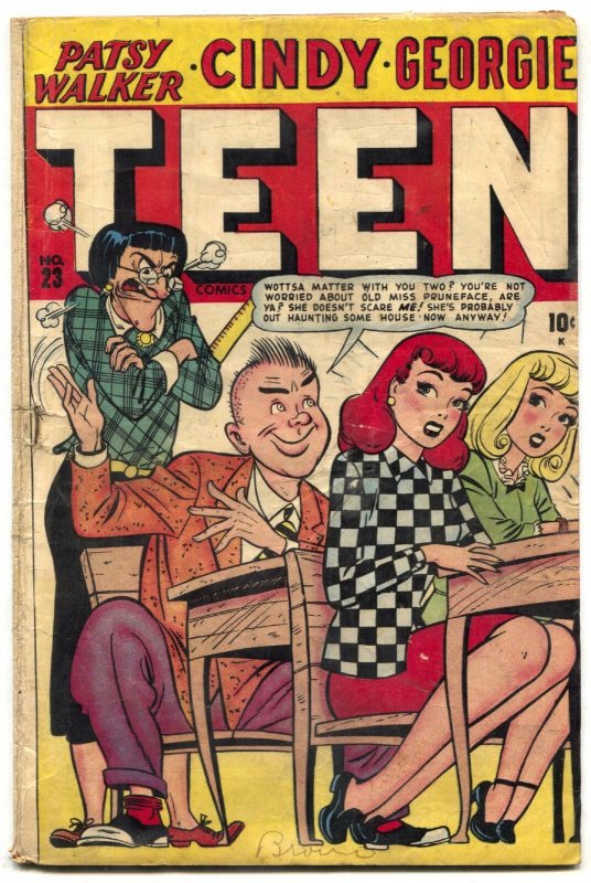 Teen Comics #23 1947- CINDY- incomplete comic