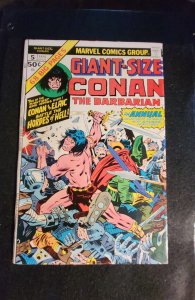 Giant-Size Conan #5 (1975) buy 1 get a surprise book free