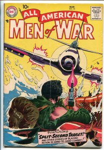 ALL-AMERICAN MEN OF WAR #5-1958-WWII-DC-SILVER AGE-FROGMAN-KUBERT-vg/fn