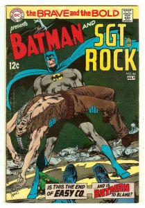 Brave And The Bold 84   Batman & Sgt. Rock   Neal Adams