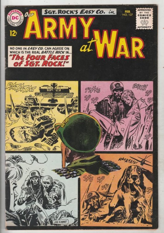 Our Army at War #127 (Feb-63) VF+ High-Grade Easy Company, Sgt. Rock