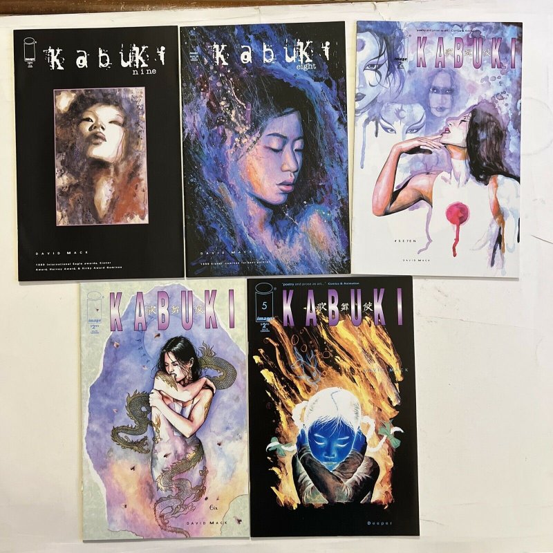 Kabuki 21 Comics + 3 Tpb Image Comics (1997) 1-9 Scarab 1-8 (1999) (2 Comp Sets) 