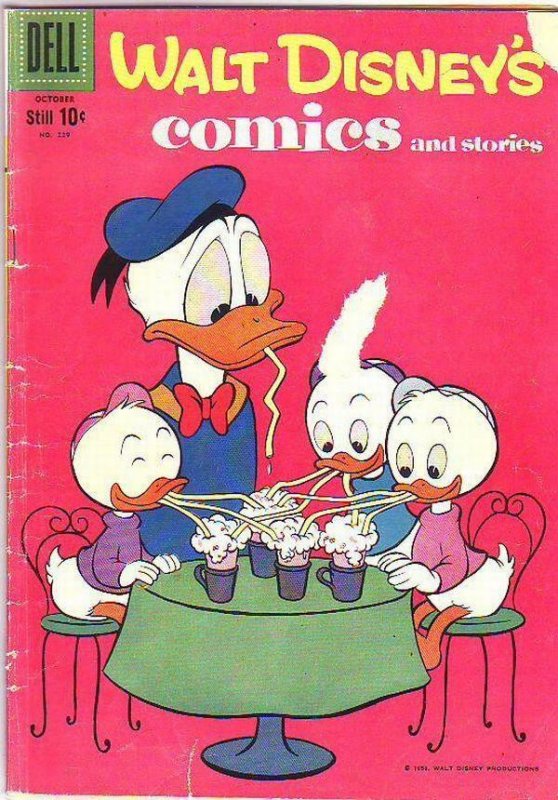 Comics and Stories, Walt Disney's #229 (Oct-59) GD/VG+ Affordable-Grade Donal...