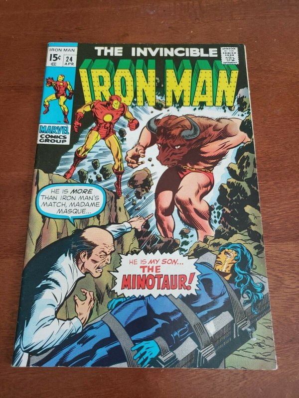 Invincible Iron Man Apr #24 (1970) Marvel Comic Book