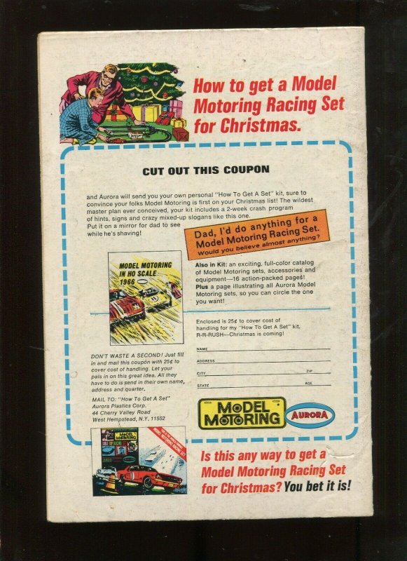 STRANGE ADVENTURES #196(6.0) THE MAN WITH THE COMPUTER EYES