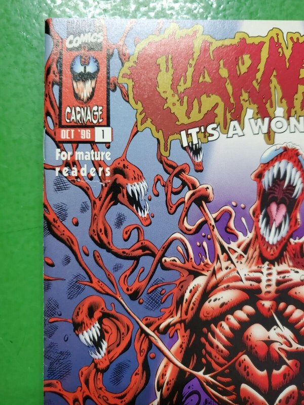 Carnage It's A Wonderful Life #1 Carnage Origin Hotz 1996 Marvel VF