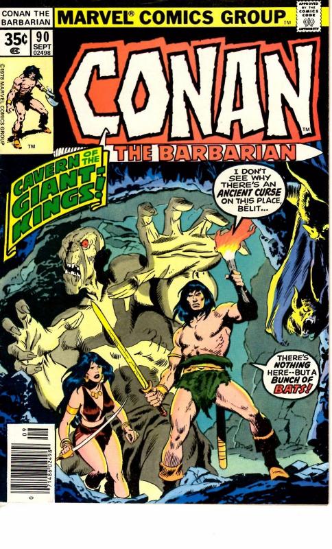 5 Conan The Barbarian Marvel Comic Books # 87 88 89 90 91 Red Sonja Kull EP2