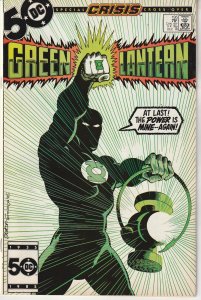 Green Lantern #195 (1985)  Crisis on Infinite Earths ! Guy Garder Becomes GL !