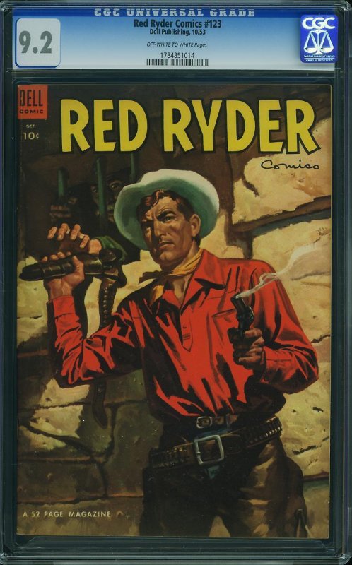 Red Ryder Comics #123 (1953) CGC 9.2 NM-