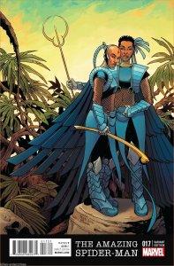 Amazing Spider-Man #17 Richardson Black Panther Variant Comic Book 2016 - Marvel