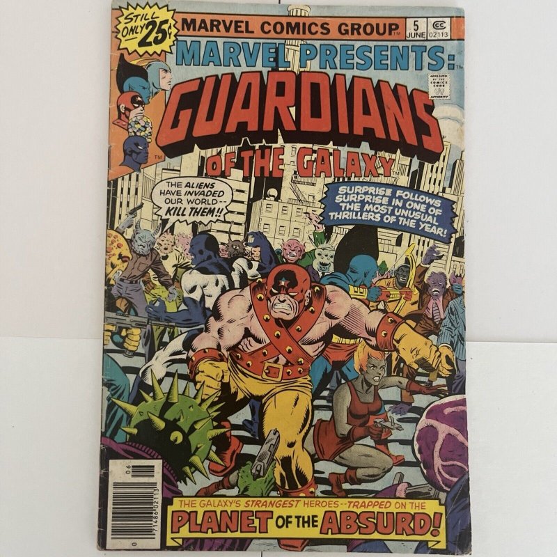 MARVEL PRESENTS #5 AND #10 GUARDIANS OF THE GALAXY VERY GOOD CONDITION