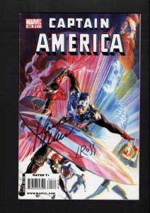 Captain America #600 - SIGNED BY MARK WAID & LUKE ROSS! (7.5) 2009