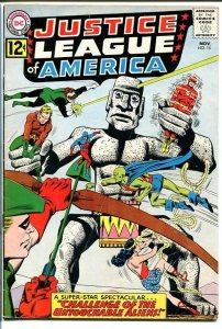 JUSTICE LEAGUE OF AMERICA #15-DC COMICS-ALIEN COVER FN